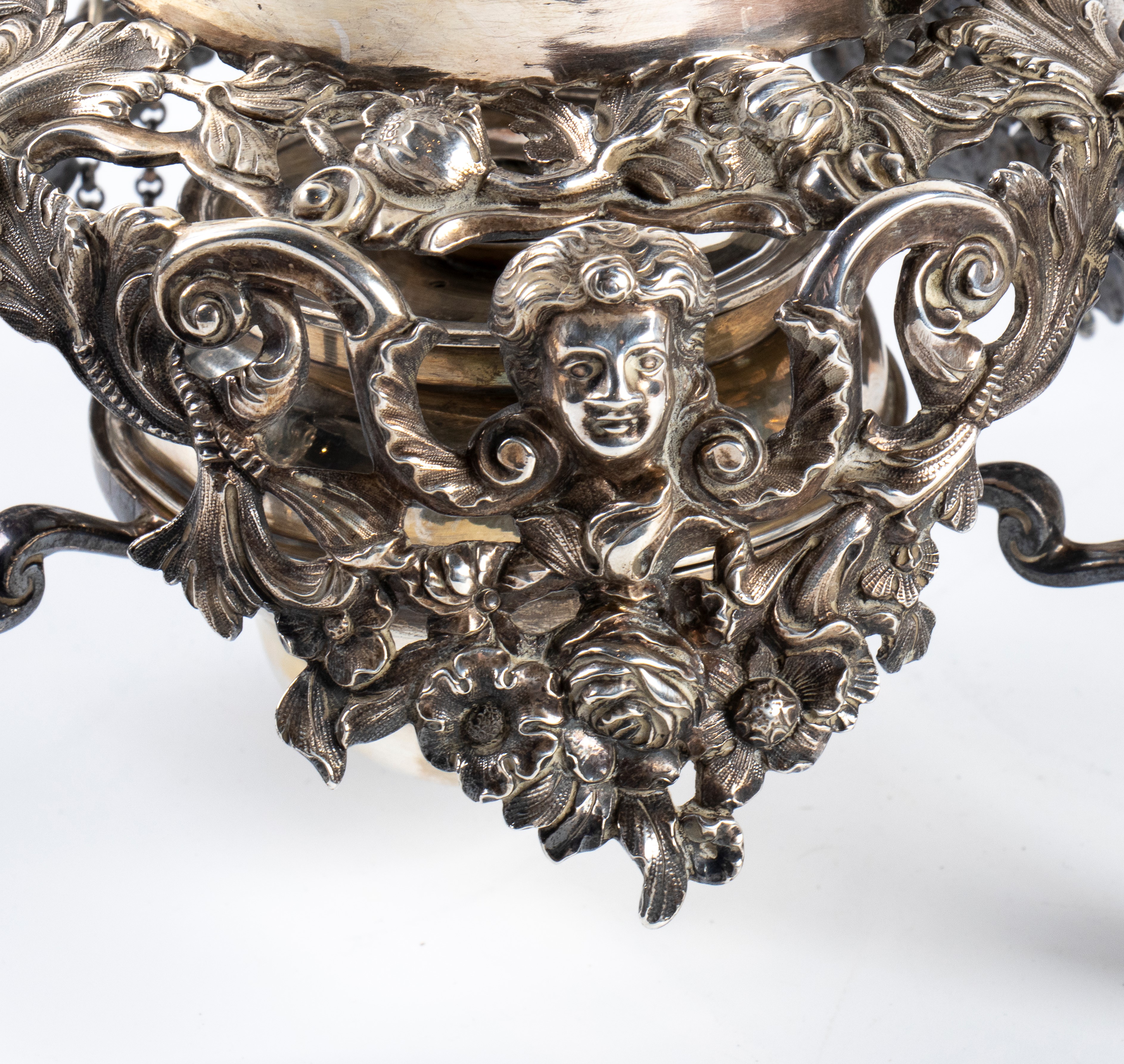 Tea keattle vittoriano inglese in argento