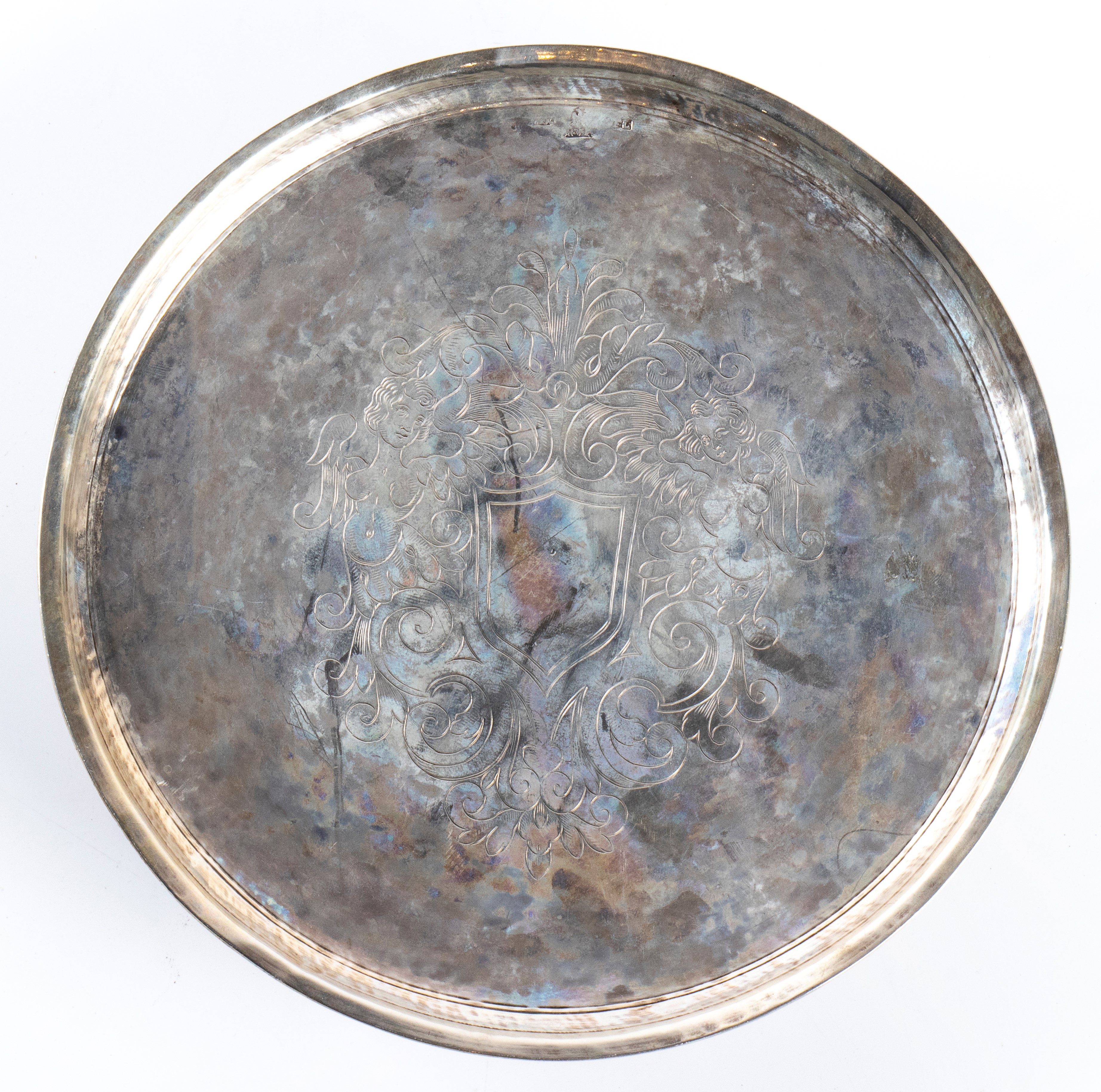 Alzatina siciliana in argento