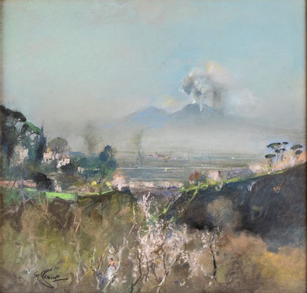 GIUSEPPE CASCIARO - View of Vesuvius
