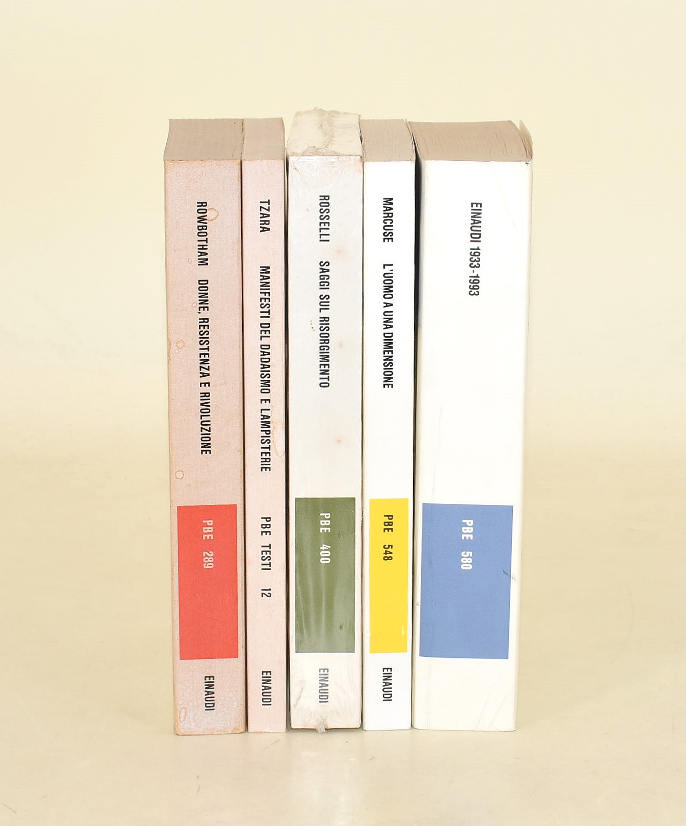 Piccola Biblioteca Einaudi con una Prima Edizione (5 volumi)