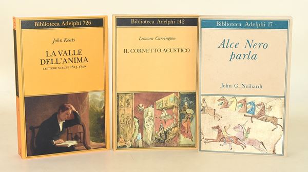 Adelphi / Carrington - Keats - Neihardt (3 volumi)