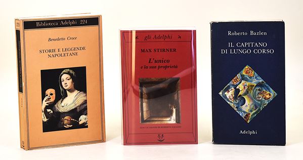 Adelphi / Bazlen - Croce - Stirner (3 volumi)