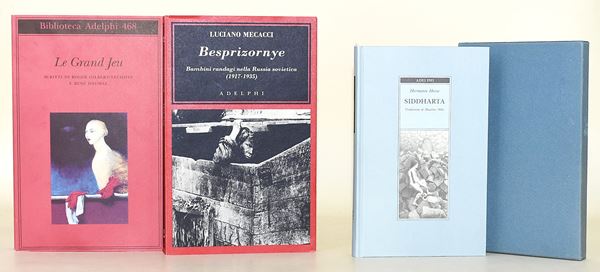 Adelphi / Hesse - Daumal - Lecomte - Mecacci (3 volumi)