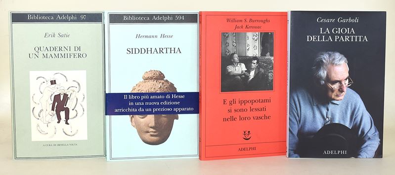 Adelphi / Satie - Burrought - Kerouac - Garboli - Hesse (4 volumi)