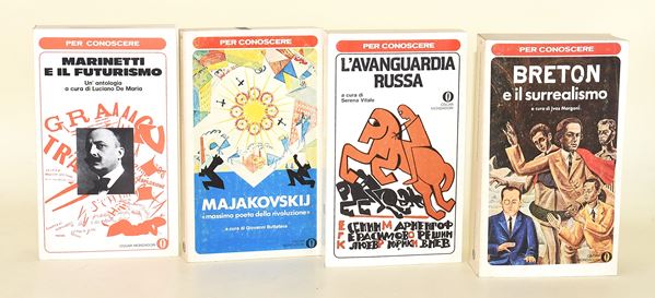 Oscar Mondadori / Avanguardia - Marinetti - Breton - Majakovskij (4 volumi)