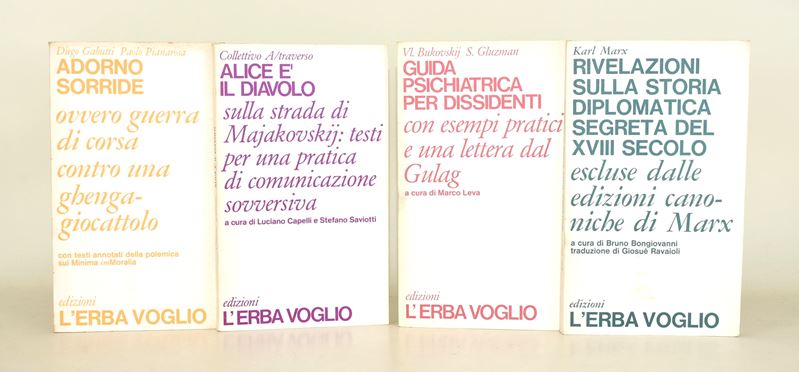 Edizioni L'Erba Voglio (4 volumi)