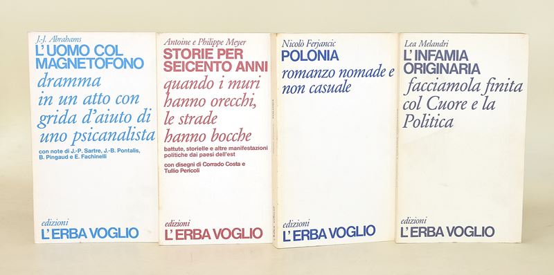 Edizioni L'Erba Voglio (4 volumi)