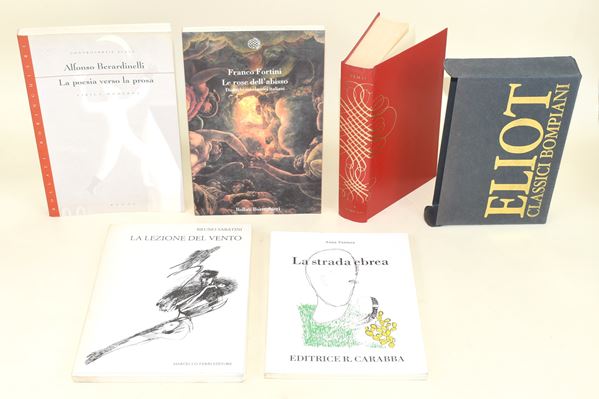 Poesia / Modernismo (5 volumi)  - Asta LA BIBLIOTECA MARIO GUIDOTTI PRIME EDIZIONI E AVANGUARDIE DEL NOVECENTO - Bertolami Fine Art - Casa d'Aste
