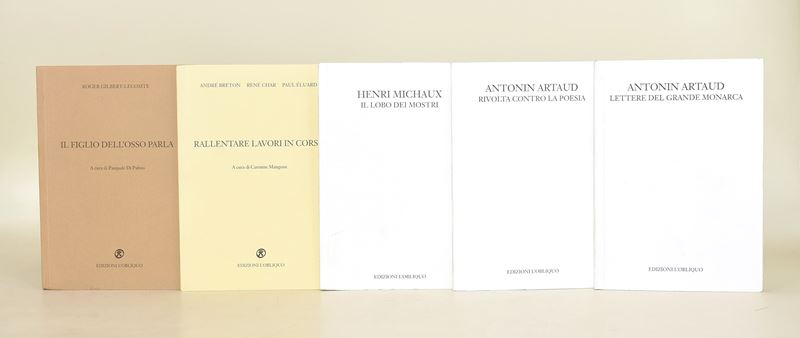 Edizioni L'Obliquo (5 opuscoli)