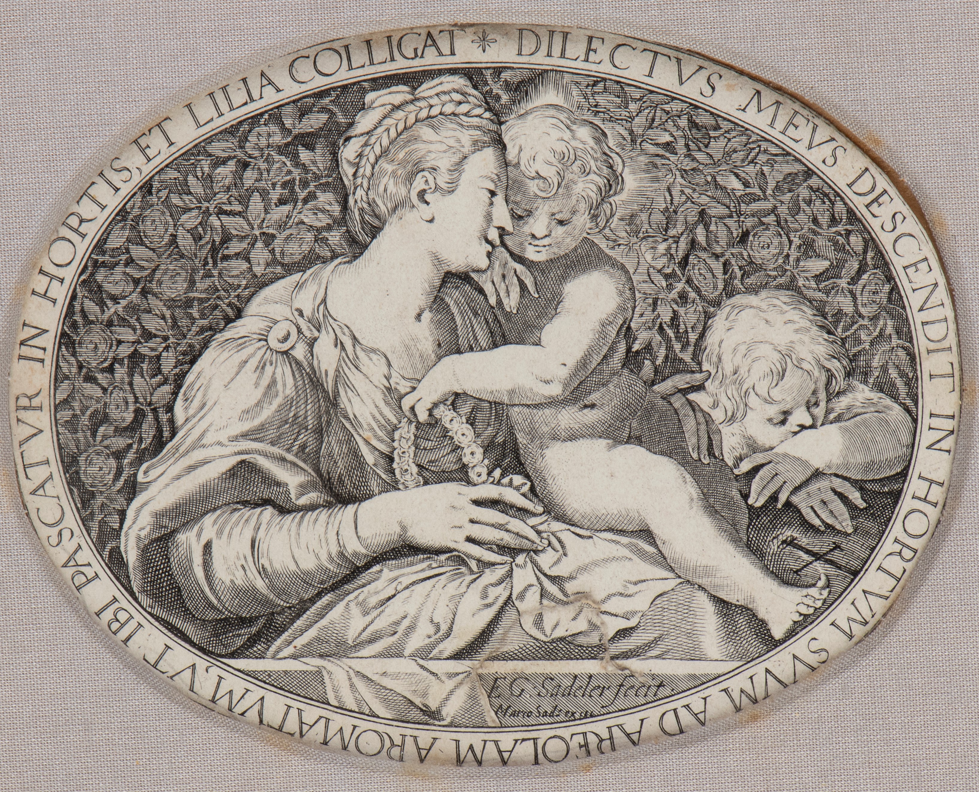 Madonna col Bambino e San Giovannino, da Parmigianino