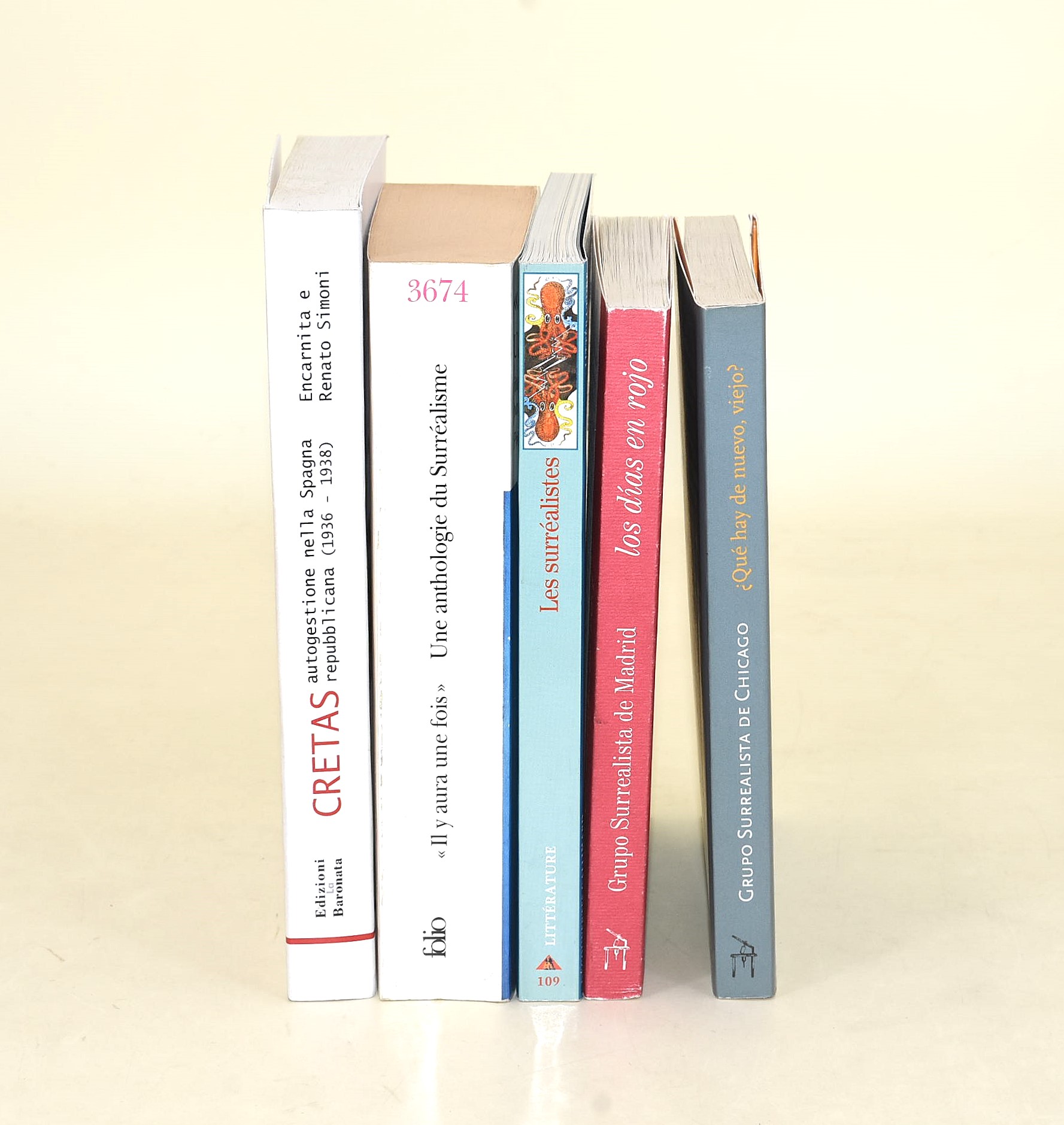 Surrealismo in francese, spagnolo e italiano (5 volumi)