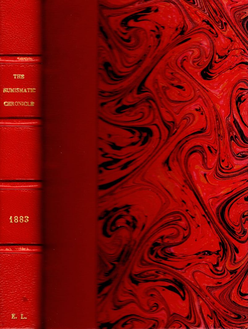 NUMISMATIC CHRONICLE, Volume completo di monete - Londra, 1883