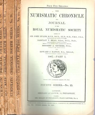 NUMISMATIC CHRONICLE, London - Completa in 4 fascicoli del 1907
