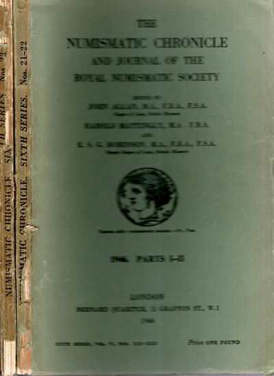 NUMISMATIC CHRONICLE, London, 1946 - Completo, parti I-II e III-IV, 2 fascicoli