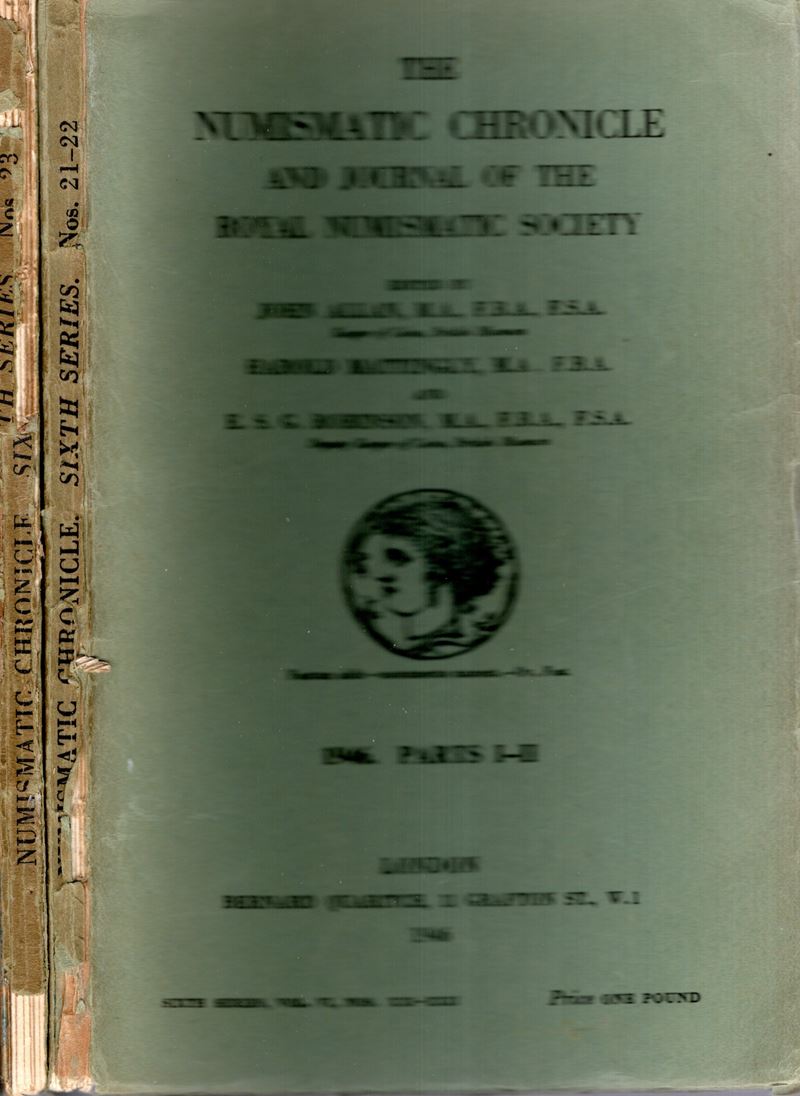 NUMISMATIC CHRONICLE, London, 1946 - Completo, parti I-II e III-IV, 2 fascicoli