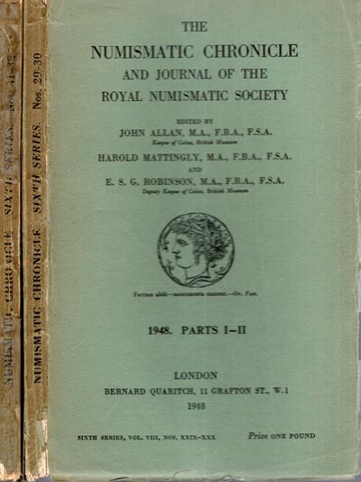 NUMISMATIC CHRONICLE, London, 1948 - Parti I-II e III-IV, Completo