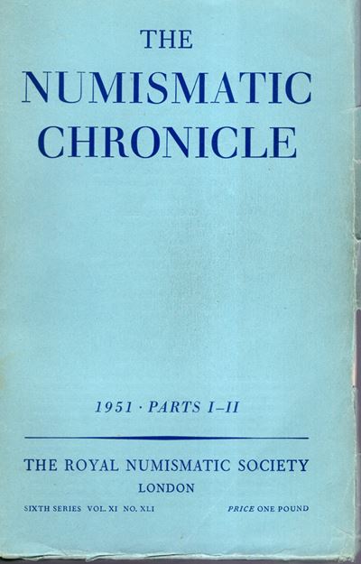 NUMISMATIC CHRONICLE, London, 1951 - Parti I-II complete