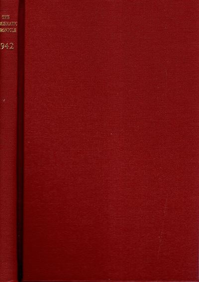NUMISMATIC CHRONICLE, London, 1942 - Edizione completa con illustrazioni
