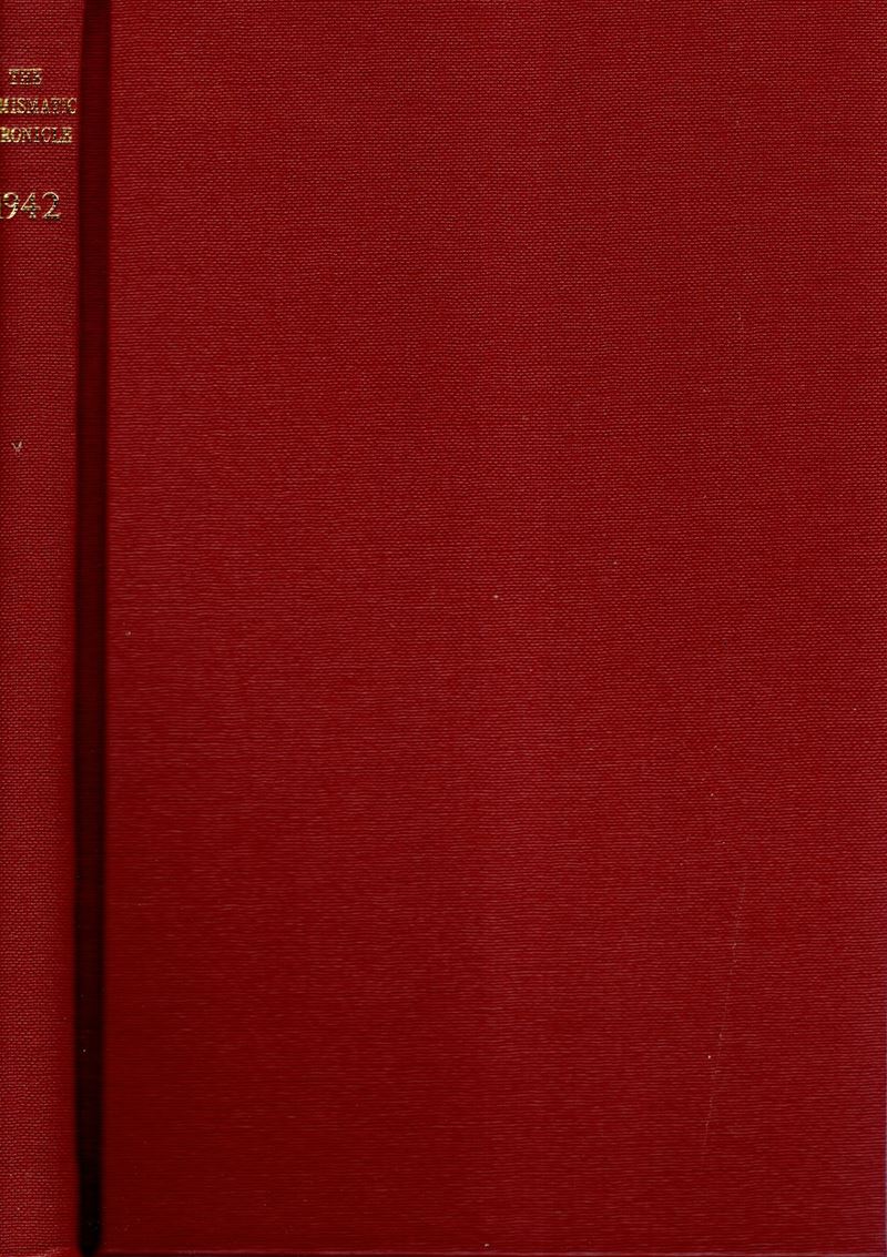 NUMISMATIC CHRONICLE, London, 1942 - Edizione completa con illustrazioni