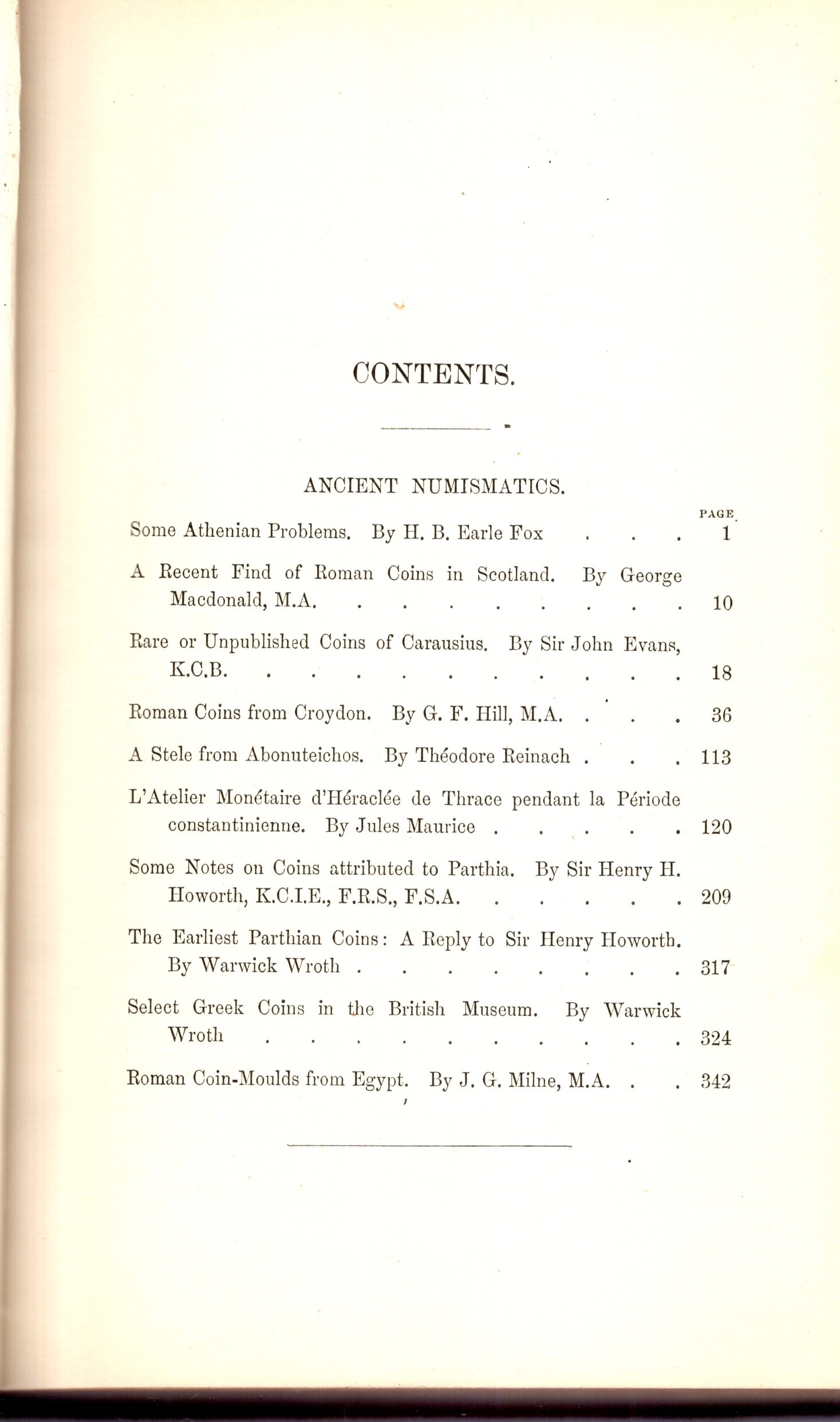 NUMISMATIC CHRONICLE, Londra, 1905 - Volume Completo con 407 Pagine e 17 Tavole