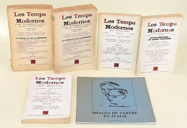 Jean-Paul Sartre / Les Temps Modernes in francese (6 volumi)