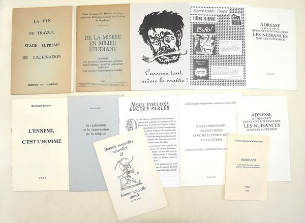 12 opuscoli in francese