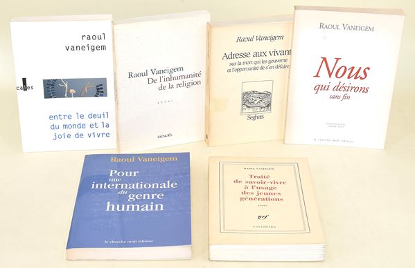 Raoul Vaneigem in francese (6 volumi)
