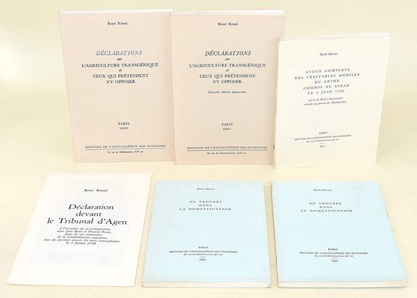 René Riesel in francese (6 volumi)