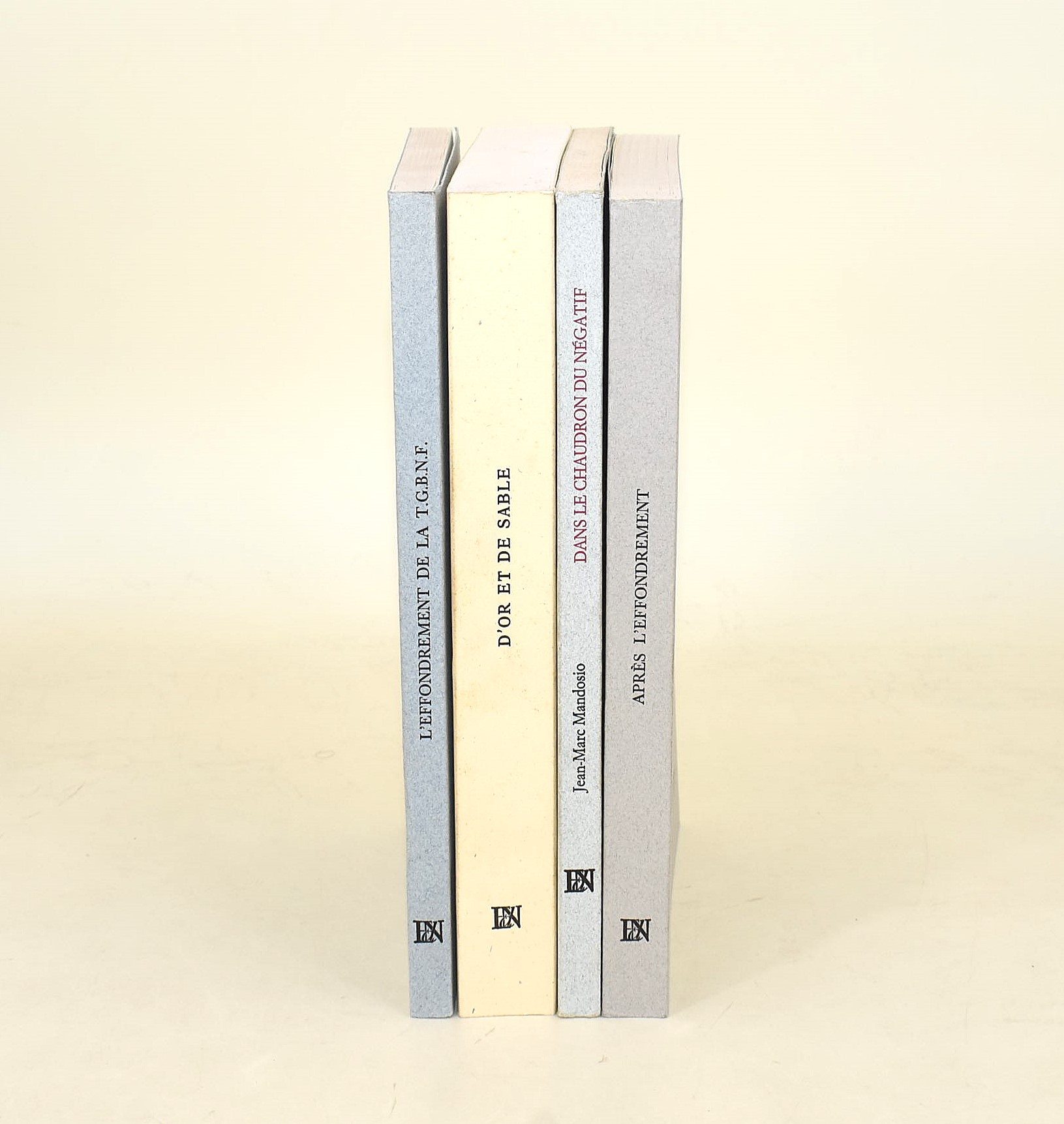 Jean-Marc Mandosio, Quattro volumi in lingua francese