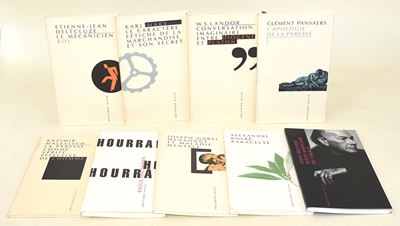 Éditions Allia, Raccolta di 9 opuscoli in lingua francese