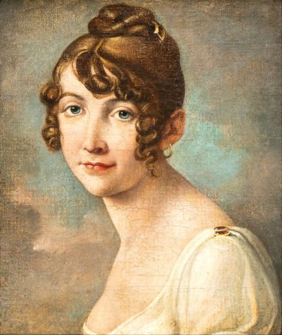 Ritratto di fanciulla, olio su tela