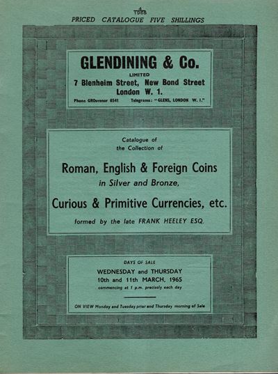 Catalogo di Monete Romane, Inglesi e Straniere, Glendining & Co., Londra, 10-11 Marzo 1965