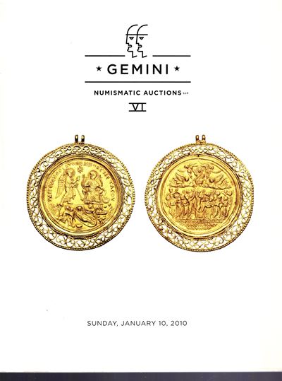 Berk H. e Kreindler B.H., AMPHORA - Catalogo della Gemini Auction VI, New York, 10 Gennaio 2010