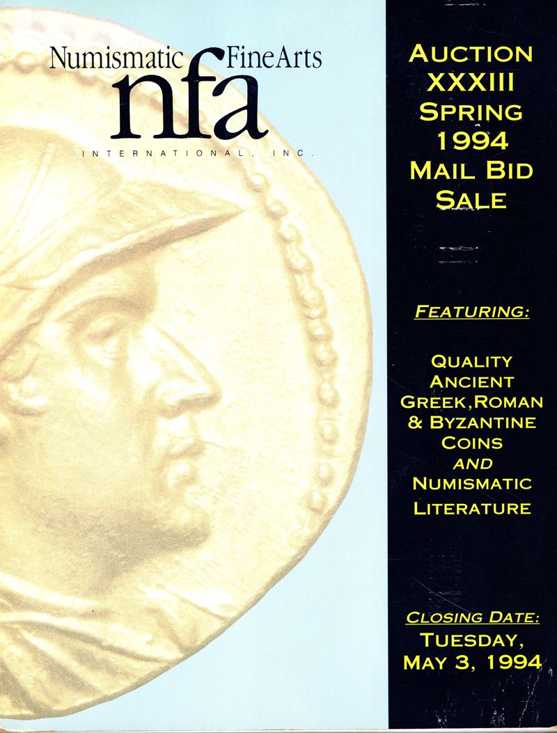 Asta di Numismatica, Monete Antiche Greche, Romane e Bizantine, Santa Monica, 3 Maggio 1994