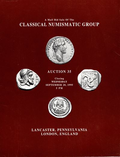 CLASSICAL NUMISMATIC GROUP, Asta XXXV - Vendita per corrispondenza, 20 settembre 1995