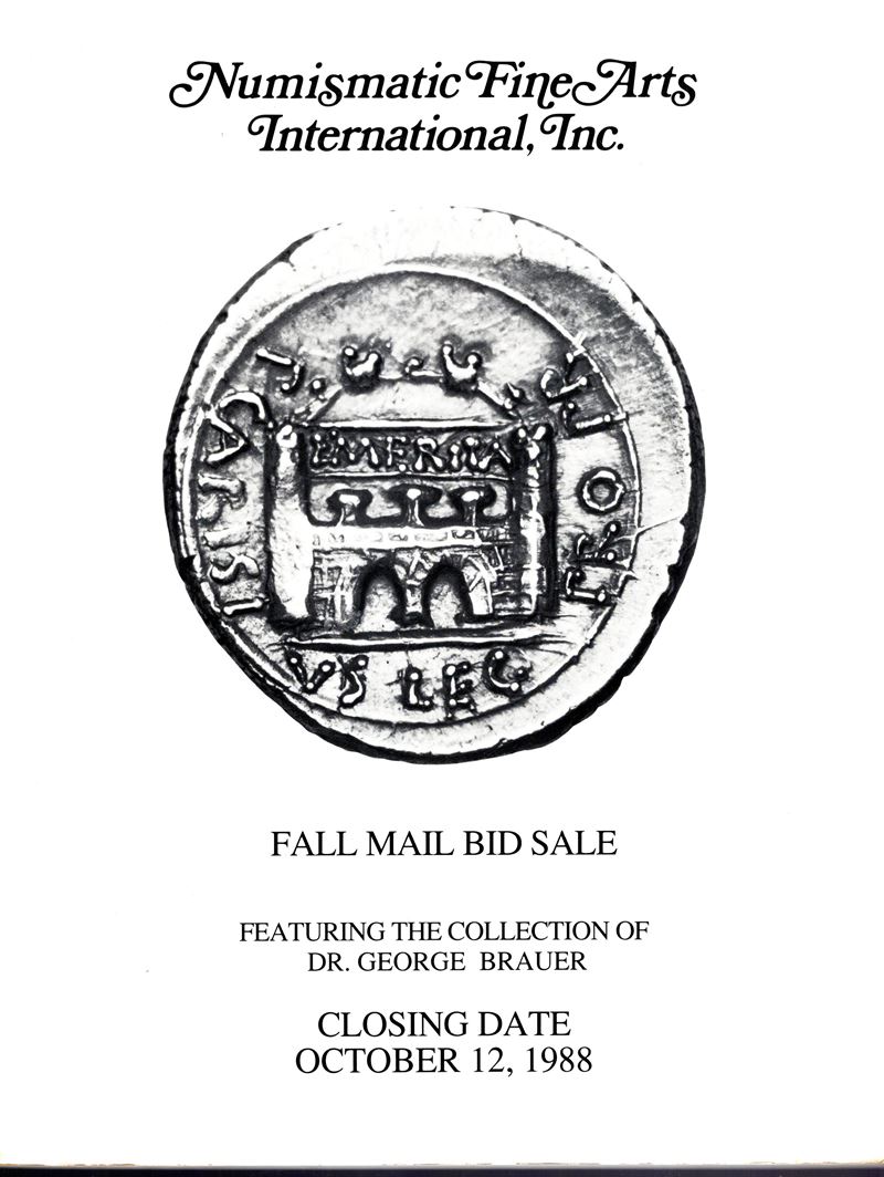Catalogo delle Monete Antiche della Collezione Dr. George Brauer