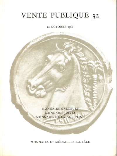 Asta pubblica di MUNZEN UND MEDAILLEN, Monete greche, ebraiche e della Palestina, Basilea, 20 Ott...