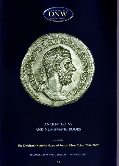 DNW, Catalogo delle monete antiche e dei libri numismatica, Londra, 9 aprile 2008
