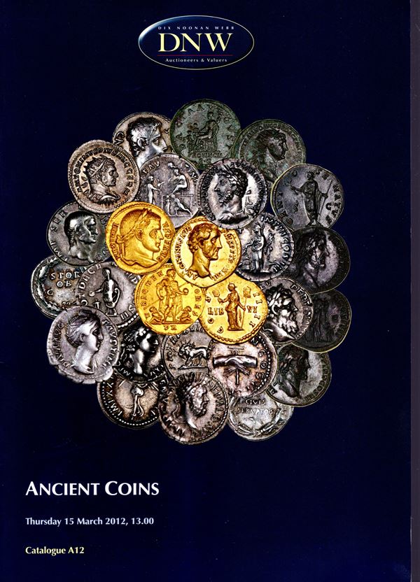 DNW - London, 15 - March, 2012. Ancient coins. Collection roman coins from the John Quinn (II part) pp non num. lots 1001 - 1573, illustrazioni a colori nel testo. Legatura ed. ottimo stato.