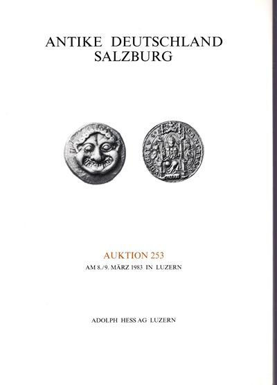 HESS Adolph AG., Catalogo d'Asta n. 253, Lucerna, 8-9 Marzo 1983. Monete Greche e Romane, Serie T...