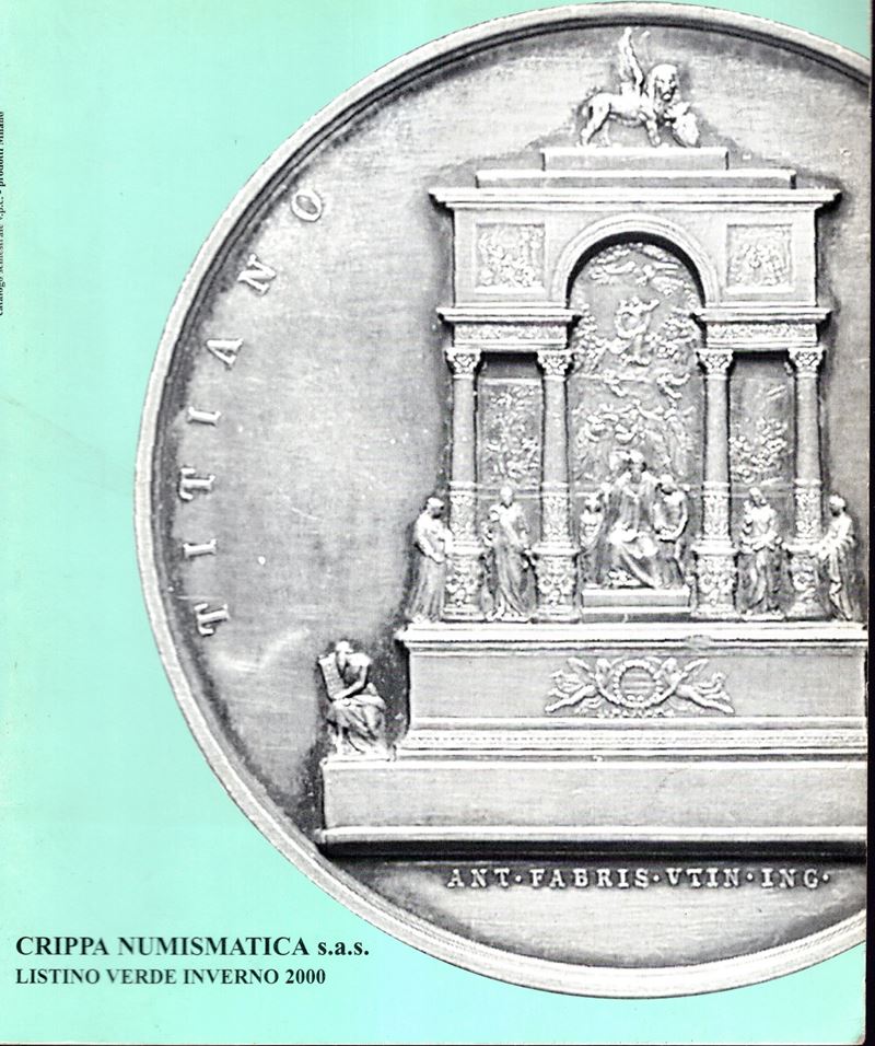 CRIPPA NUMISMATICA s.a.s., Listino a prezzi fissi - Monete greche e romane, Medaglie del Fabris A...