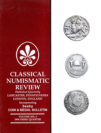 CNG - Seaby Bulletin, Volume XIX, Numero 3 - 1994, Listino Prezzi Fissi per Monete Antiche e Mond...