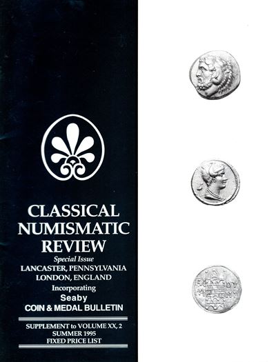 CNG, Seaby Bulletin - Vol. XX, No. 2, Estate Supplemento 1995