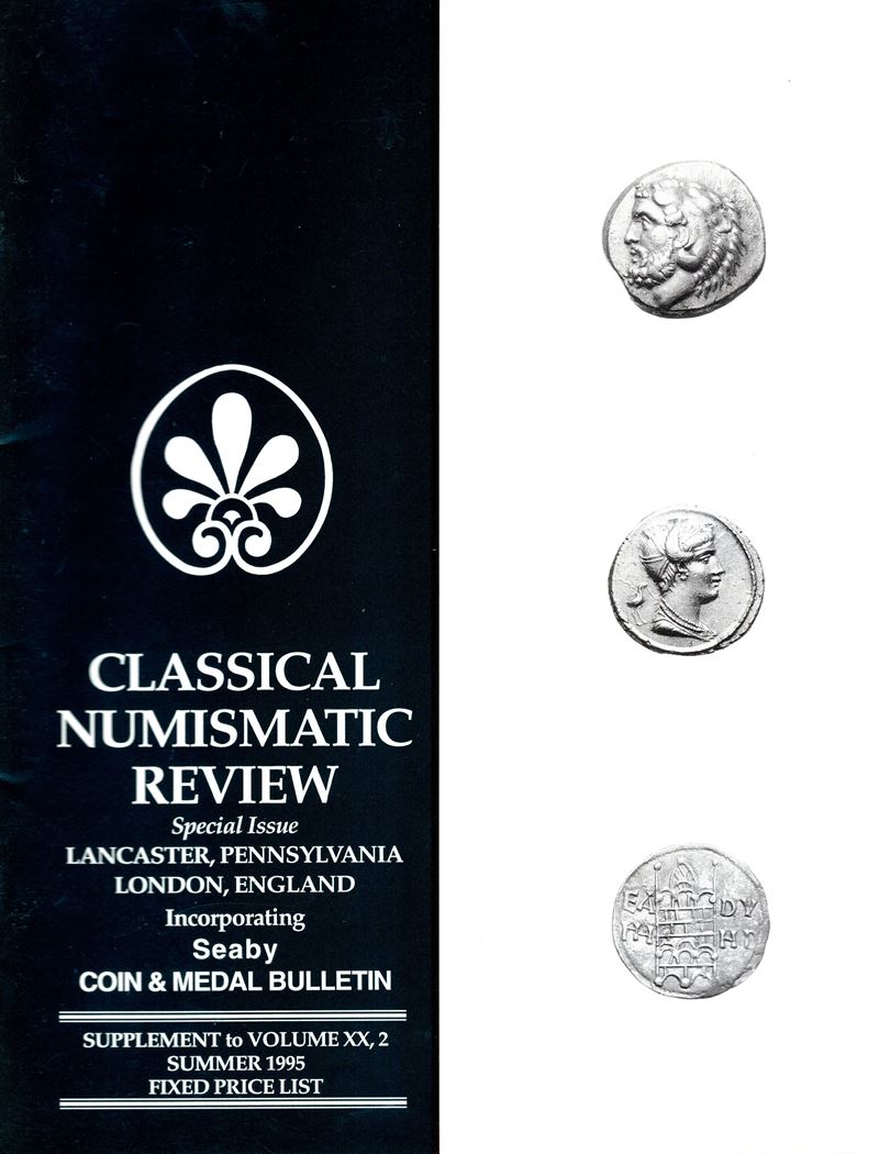 CNG, Seaby Bulletin - Vol. XX, No. 2, Estate Supplemento 1995