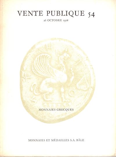 MUNZEN und MEDAILLEN S.A., Vendita pubblica 54 – Monete greche, Basilea, 26 ottobre 1978