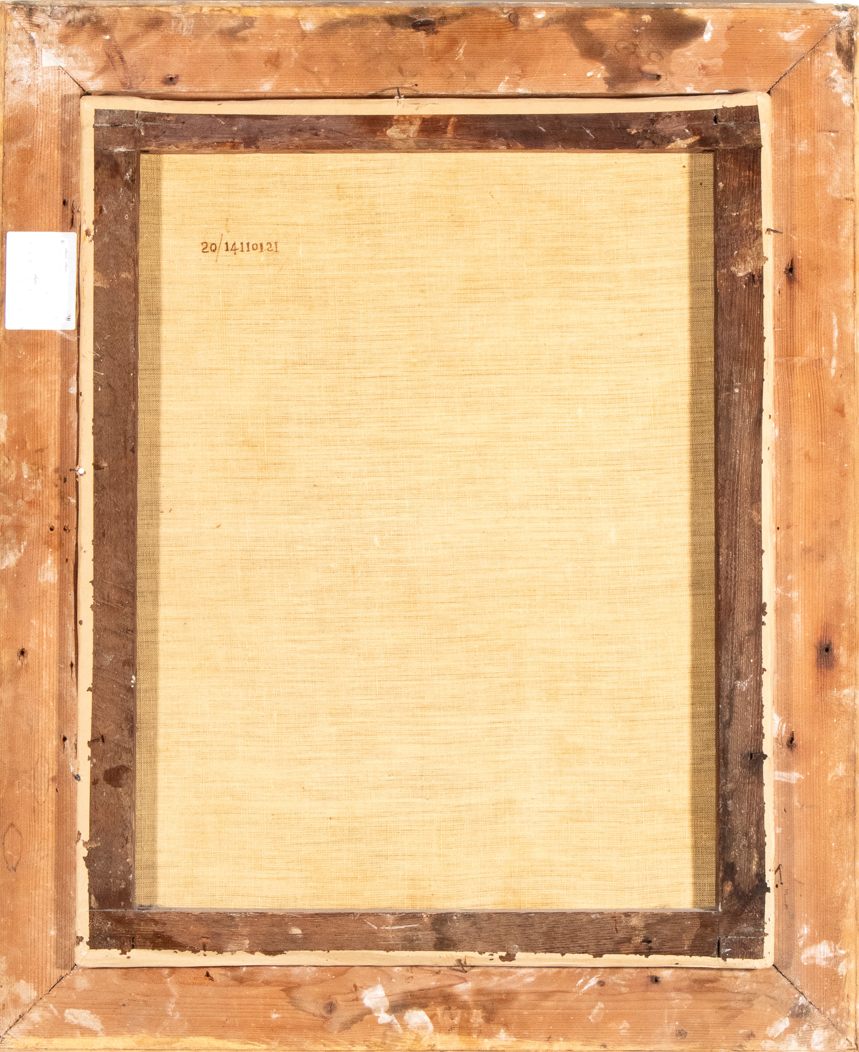 Scuola italiana del XIX secolo, Madonna Orante, olio su tela
