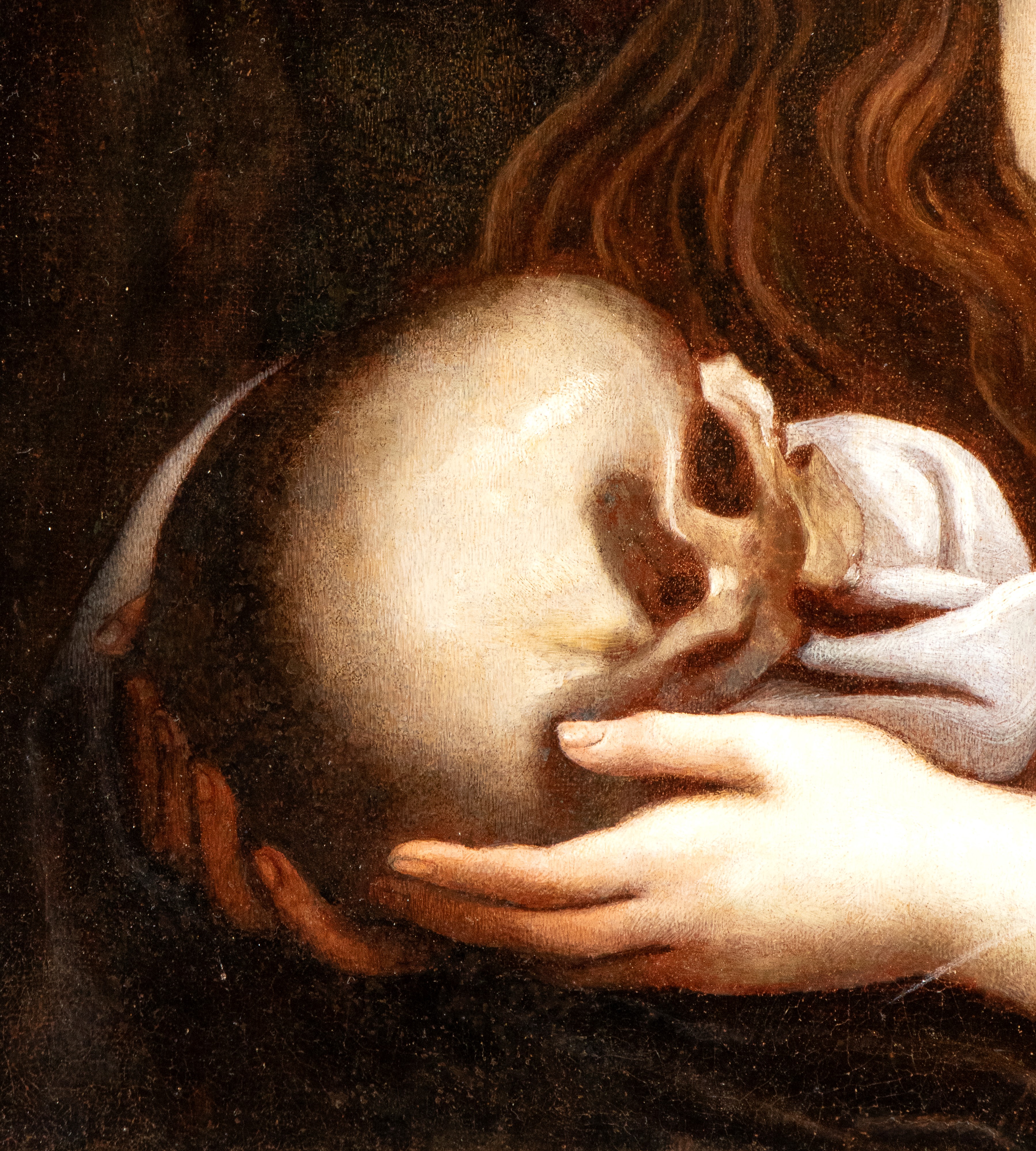 Scuola europea, Memento mori, olio su tela