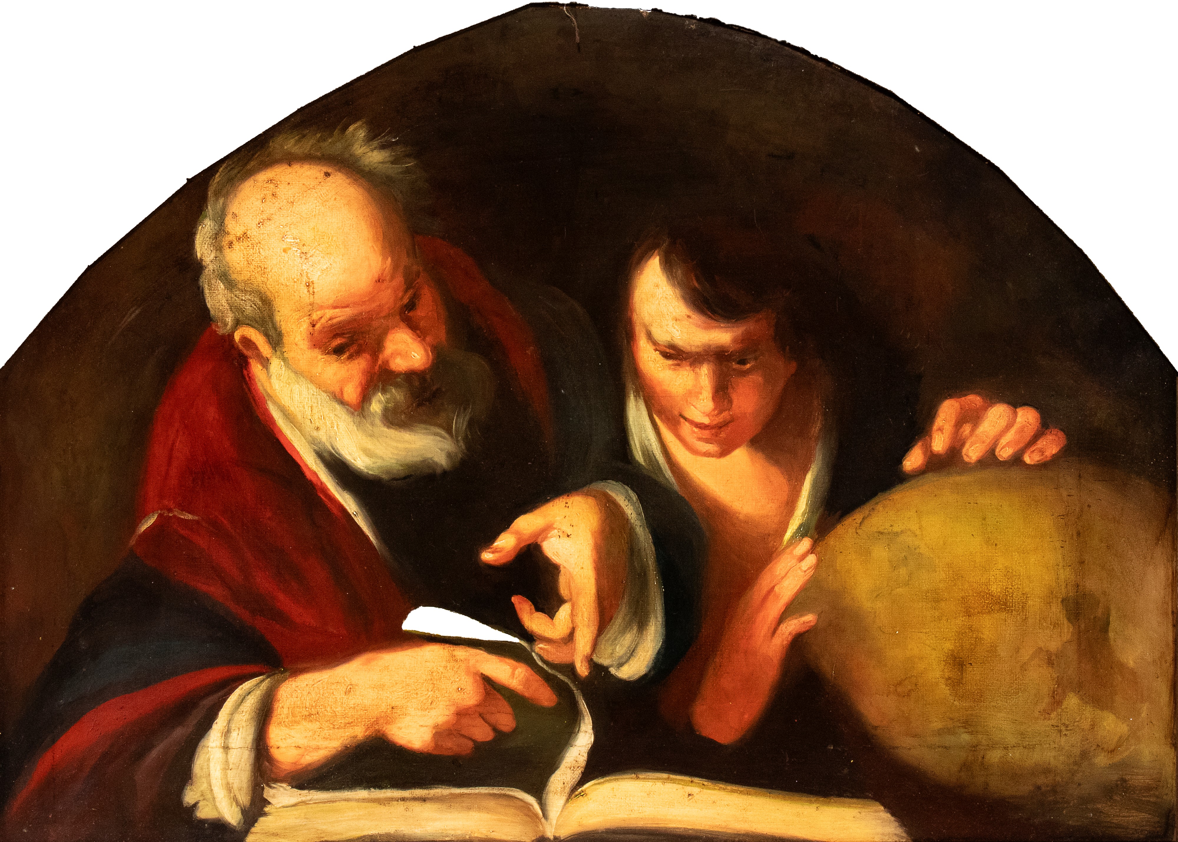 Strozzi, Dipinto raffigurante Eratostene di Cirene, olio su tela