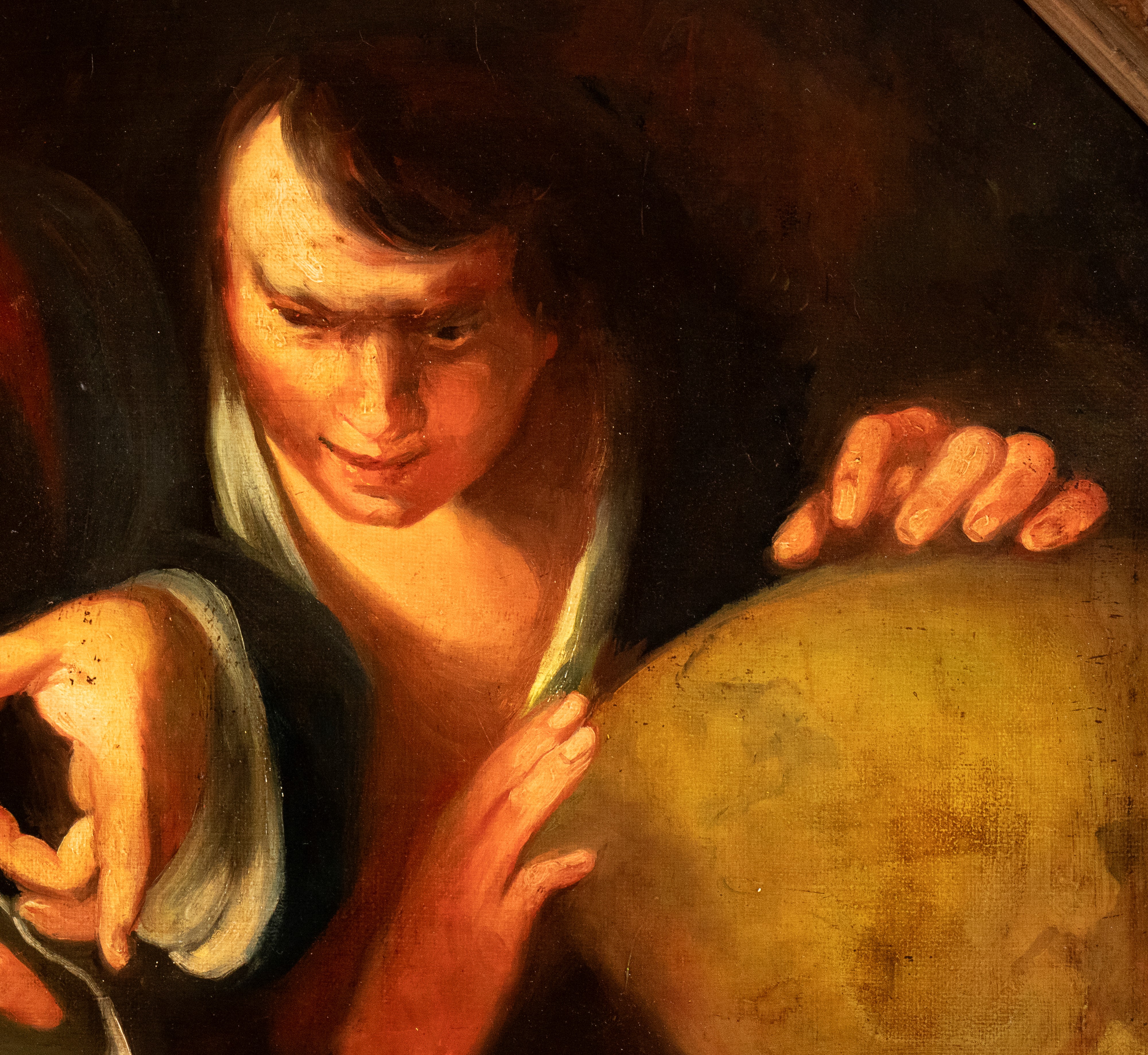 Strozzi, Dipinto raffigurante Eratostene di Cirene, olio su tela