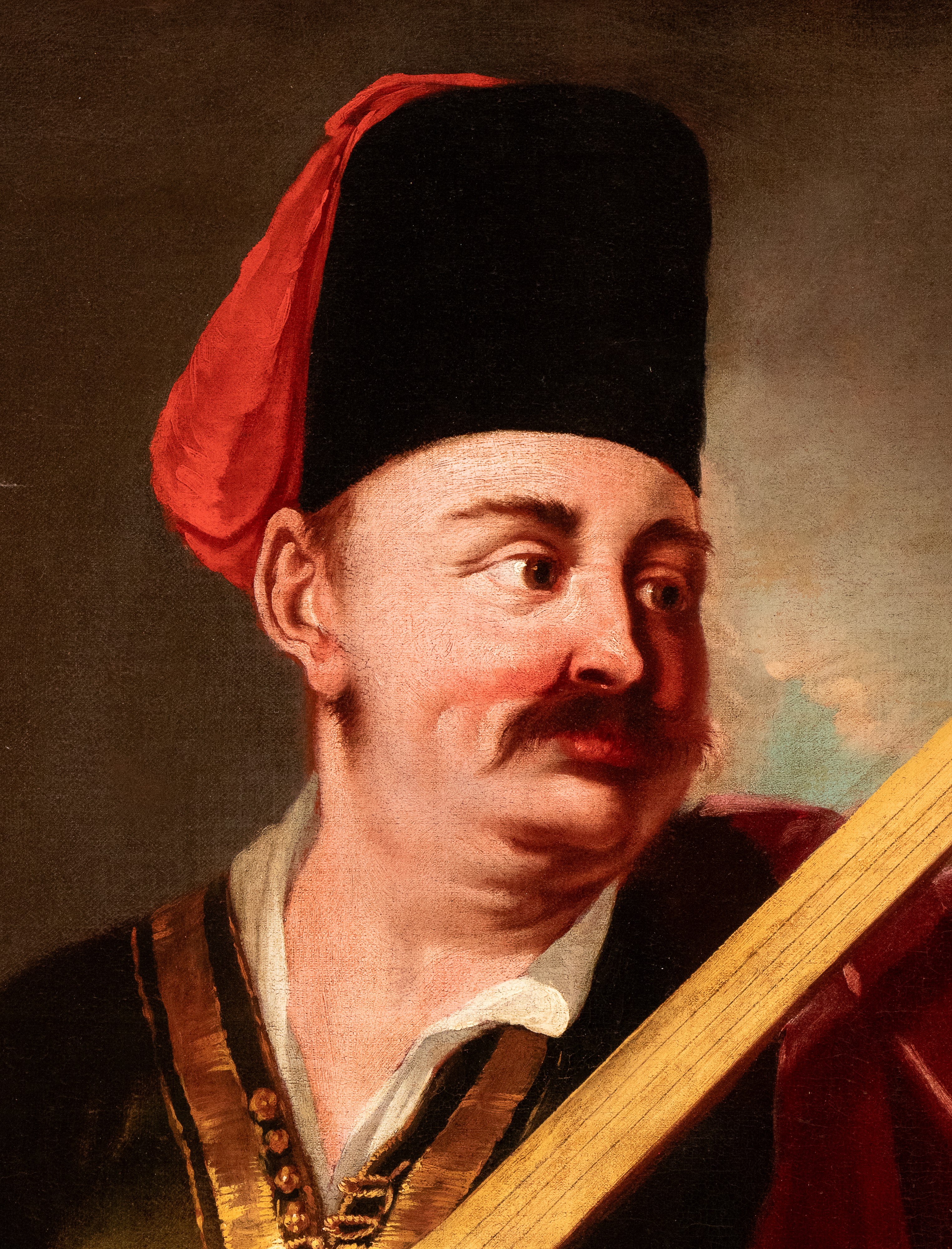 Soldato con strumento musicale